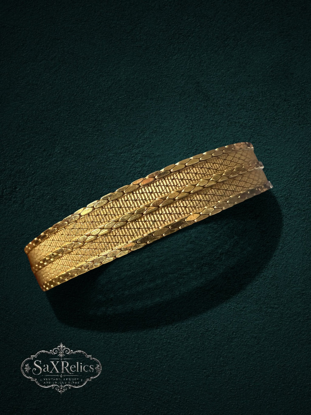 Malla — Andreas Daub Amerikaner Gold-Filled Wide Mesh Bracelet (Germany)