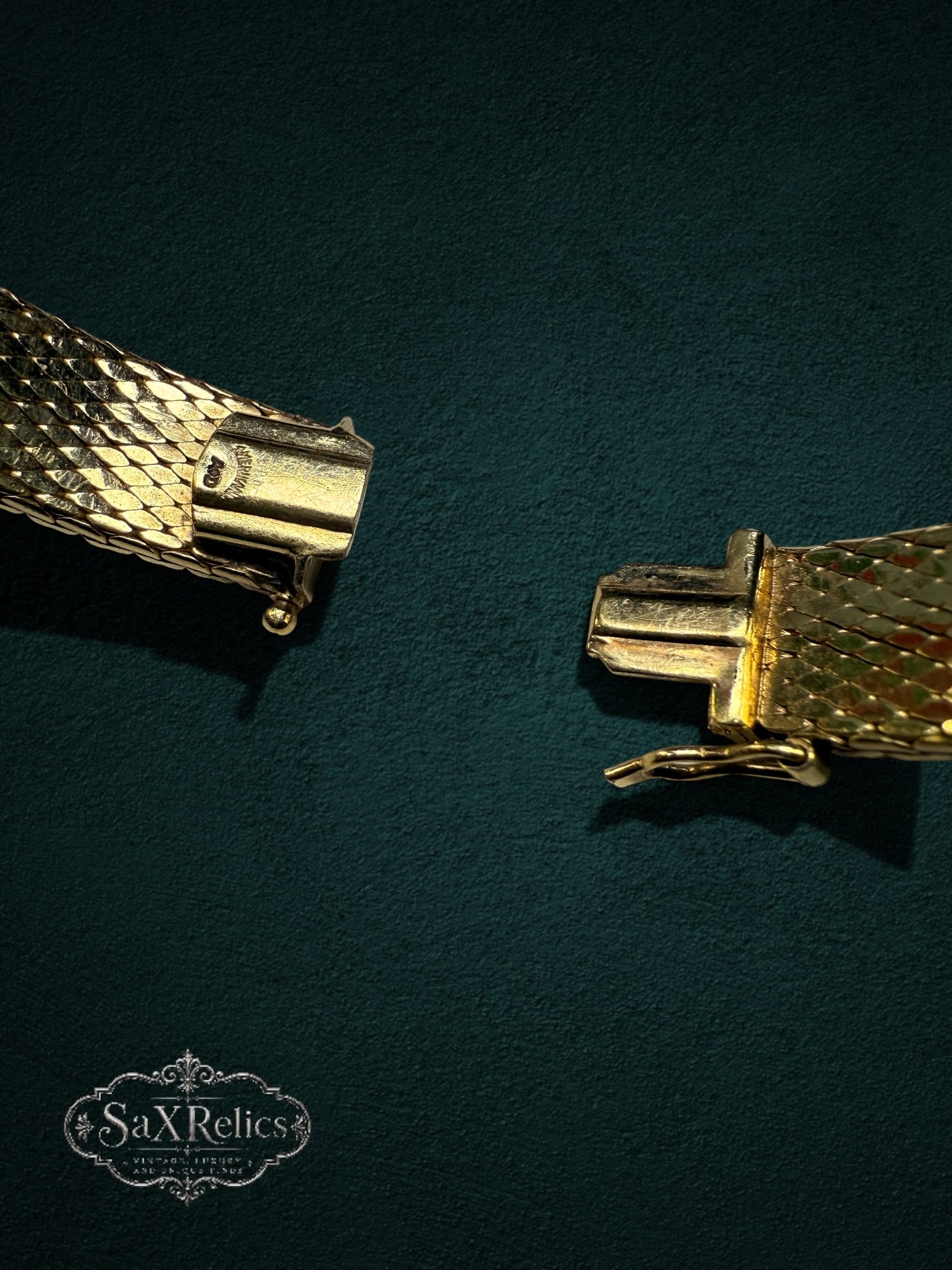 Malla — Andreas Daub Amerikaner Gold-Filled Wide Mesh Bracelet (Germany)