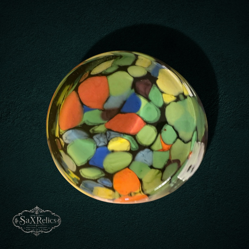 Verde — Makora Krosno Hand-Blown Confetti Art Glass Vase (Handmade in Poland)
