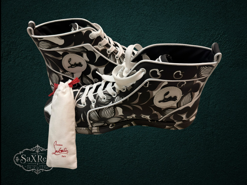 Suela Roja- New in Box Christian Louboutin 'Louis' High-Top Sneakers Size: 42.5 (US: 9.5)