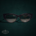 My Store Christian Dior Resille B1F black cat-eye sunglasses with elegant metallic temple detailing
