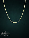 Soga sterling silver rope chain, 20 inch, 2mm