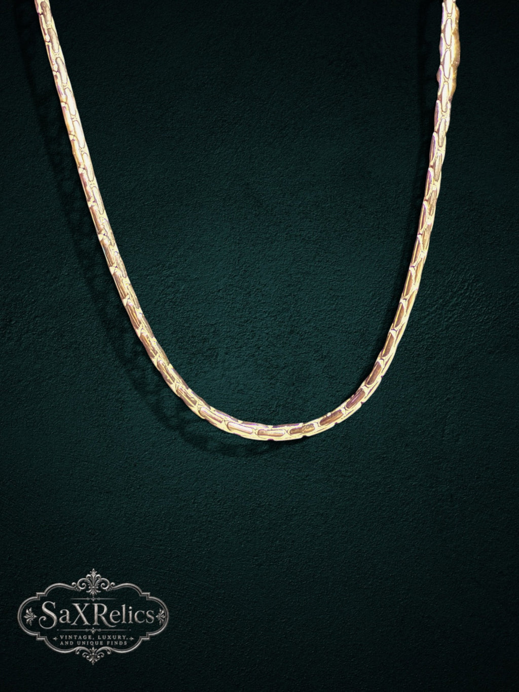 Muralla heavy sterling silver brick-link chain, 21 inch, 4mm